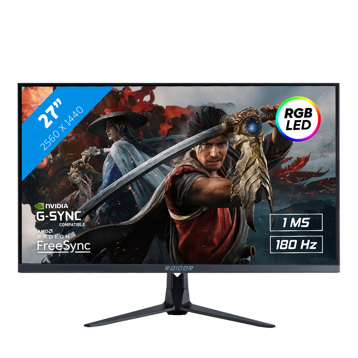 27" RAIDER-180Hz QHD ULTRA Gaming